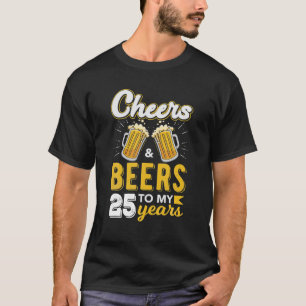 Kaas en bier tot 25 jaar oud t-shirt