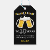 Kaas en bier tot 30 jaar cadeaulabel (Voorkant)