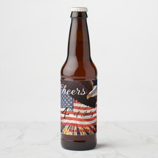 Kaas en bier tot 4 juli bier etiket (Voorkant)