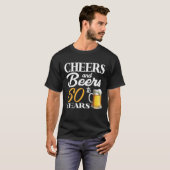 Kaas en bier tot 60 jaar en 60 dagen t-shirt (Voorkant volledig)