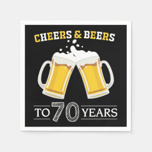 Kaas en bier tot 70 jaar luiers servet