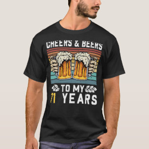 Kaas en bier tot mijn 71e verjaardag 1 t-shirt