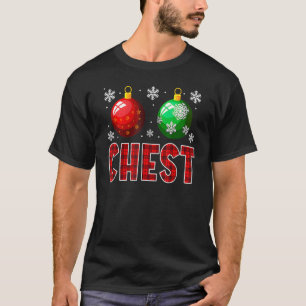 Kaas- en borstnoten die met kerstparen overeenkome t-shirt