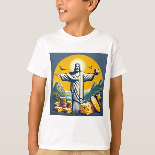 Kaas en Crackers! T-shirt (Voorkant)