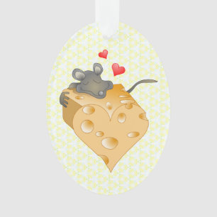 Kaas en muis ornament
