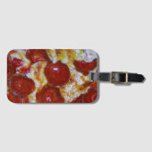 Kaas- en Pepperoni Pizza Party Bagagelabel (Voorkant (horizontaal))