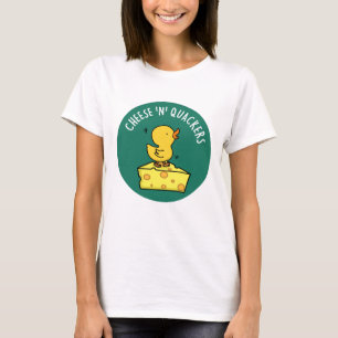 Kaas en Quackers Grappige Duck Pun T-shirt