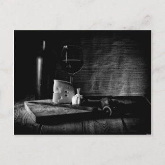 Kaas en wijn briefkaart