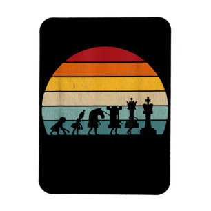Kaas Evolution Retro Gift for a Chess Magneet