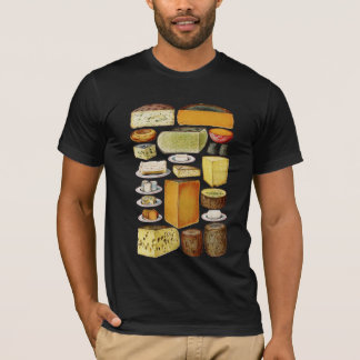 Kaas Grafiek van kaasvormende kunsten T-shirt