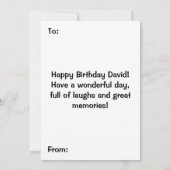 Kaas in het park kaart (Achterkant)