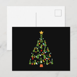 Kaas kerstboom - Koningin Koningin Knight Rook Briefkaart
