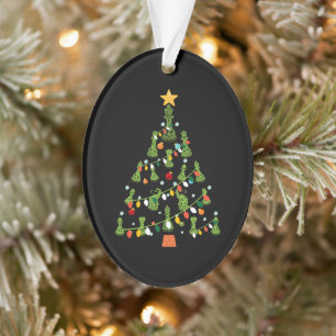 Kaas kerstboom - Koningin Koningin Knight Rook Ornament