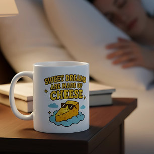 Kaas liefhebber zoete dromen Cheesy cadeau Koffiemok