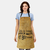 Kaas Lovers Apron. Schort (Gedragen)