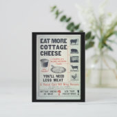 Kaas met geit — briefkaart (Staand voorkant)