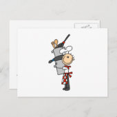 Kaas met potten en blikken briefkaart (Voorkant / Achterkant)