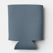 Kaas Minimale Dusky Blue Script Custom Wedding Blikjeskoeler (Achterkant)