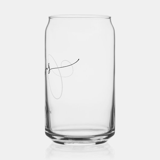 Kaas Minimale zwarte witte ritssluiting Aangepast  Blikvorm Glas (Links)