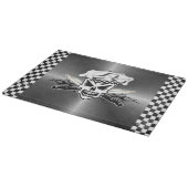 Kaas op de huid en op de huid snijplank (Hoek)