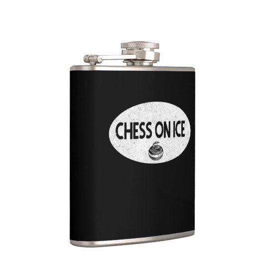 Kaas op ijskerkolf heupfles (Rechts)