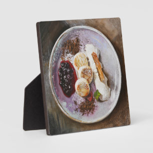 Kaas Pannenkoeken met bessen – Gourmet Food Fotoplaat