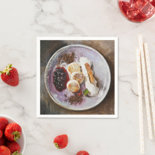 Kaas Pannenkoeken met bessen – Gourmet Food Servet