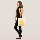 Kaas patroon bedrukt tote bag (Voorkant (model))