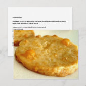 Kaas Pennies Recipe Briefkaart (Voorkant / Achterkant)