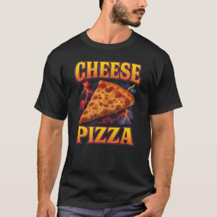 Kaas Pizza Favoriete Eten Raar 90s Kaas Pizza T-shirt