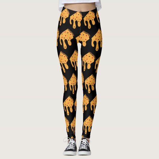 kaas pizza leggings (Voorkant)