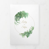 Kaas Plant drivoudig aanmaningsbrief Drieluik Uitnodiging (Cover)