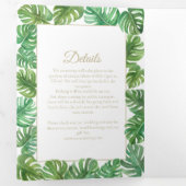 Kaas Plant drivoudig aanmaningsbrief Drieluik Uitnodiging (Binnenzijde eerst)