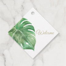 Kaas Plant Leaf Favor Tags