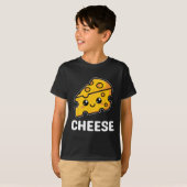 Kaas Slice Mac Macaroni Kawaii Halloween kostuum T-shirt (Voorkant volledig)