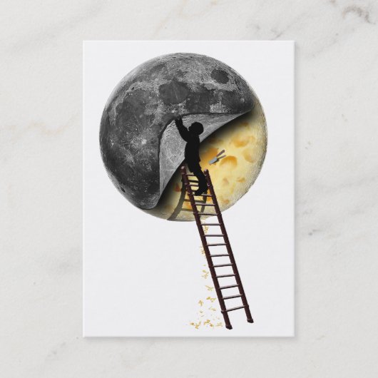 Kaas snijden visitekaartje (Voorkant)