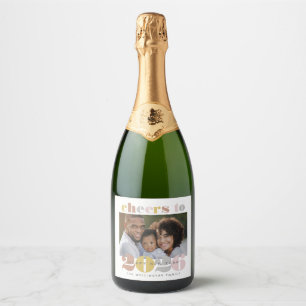 Kaas tot 2023 Nieuwjaar 2023 Sparkling Wijnetiket