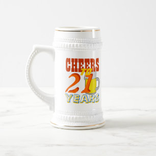Kaas tot 21 jaar na geboorte beer Stein Bierpul