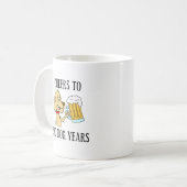 Kaas tot 280 mg 40e verjaardag koffiemok (Voorkant links)