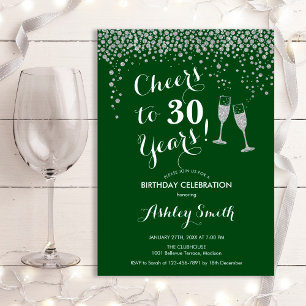 Kaas tot 30 jaar zondagse - Forest Green Silver Kaart