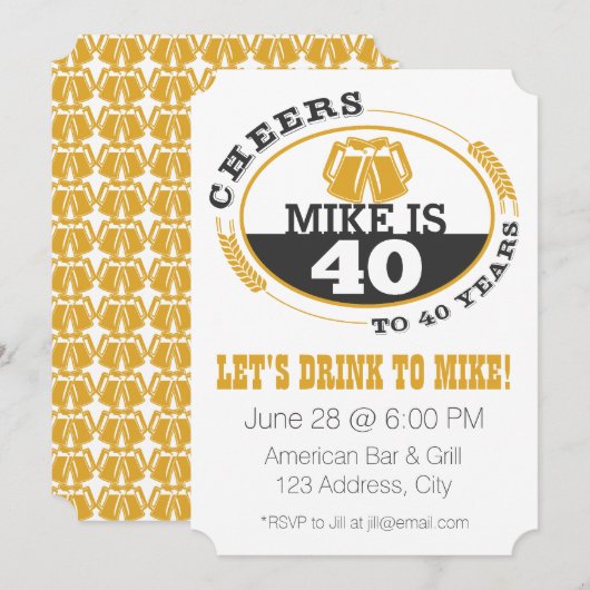 Kaas tot 40 jaar kaart (Voorkant / Achterkant)