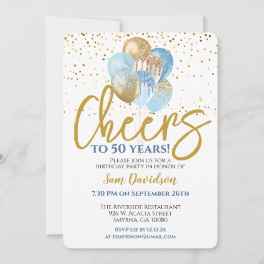 Kaas tot 50 jaar 50 jaar kaart (Voorkant)