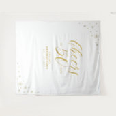 Kaas tot 50 jaar | Gouden 50e verjaardag Wandkleed (Voorkant (horizontaal))