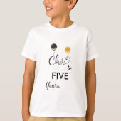 Kaas tot 5 jaar t-shirt (Voorkant)