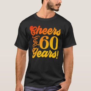 Kaas tot 60 jaar 60 jaar 60 jaar oud Man T-shirt