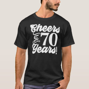 Kaas tot 70 jaar 70 jaar 70 jaar oud Man T-shirt