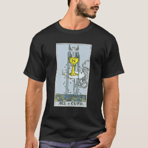 Kaas van bekertjes Tarot komt voort uit de bevruch T-shirt