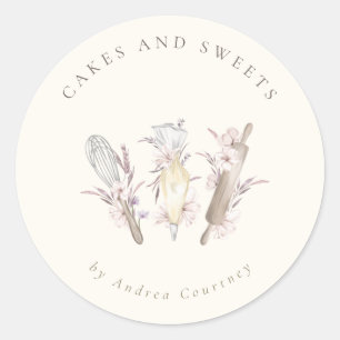 Kaas voor bakkerij ronde sticker