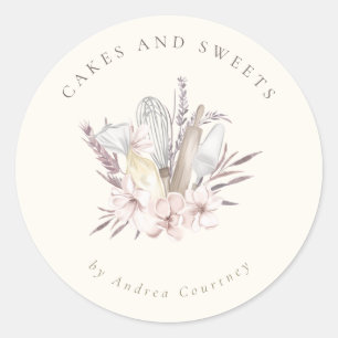 Kaas voor bakkerij ronde sticker