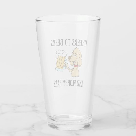Kaas voor bier en pap-oorts glas (Achterkant)